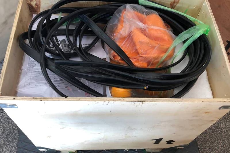 出口一臺1t環(huán)鏈電動葫蘆到肯尼亞